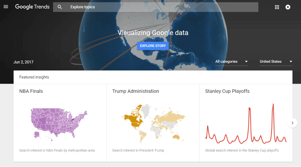 Visualizing Google Data